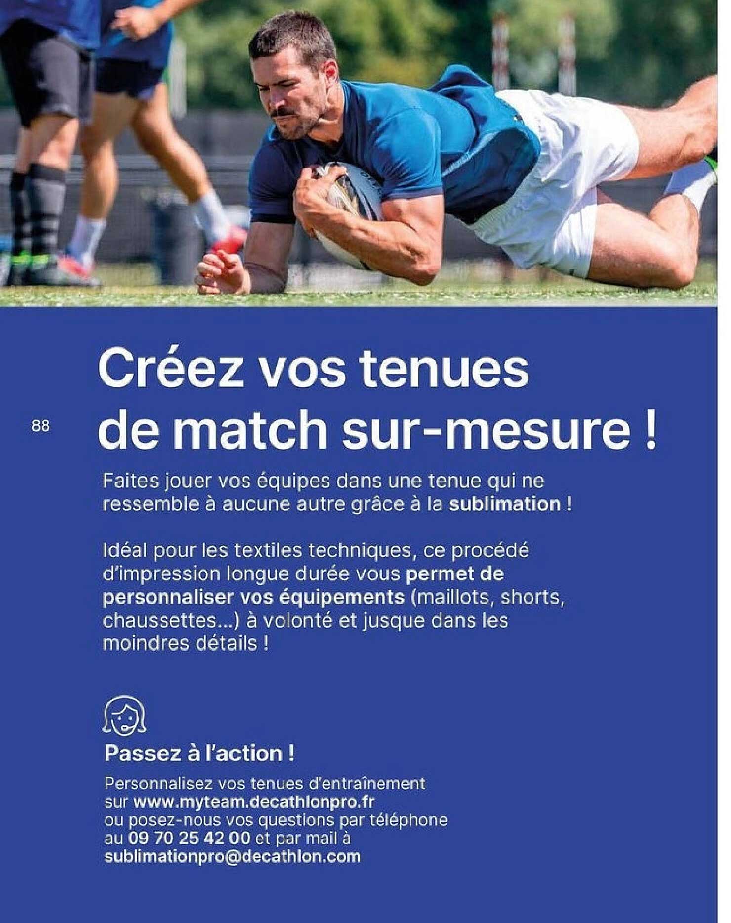 Créez vos tenues de match sur-mesure !