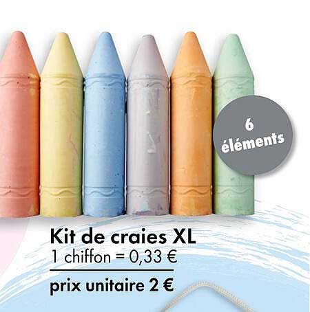 Kit de craies XL
