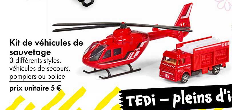 Kit de véhicules de sauvetage