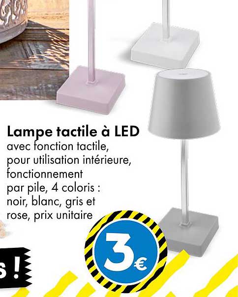 Lampe tactile à LED