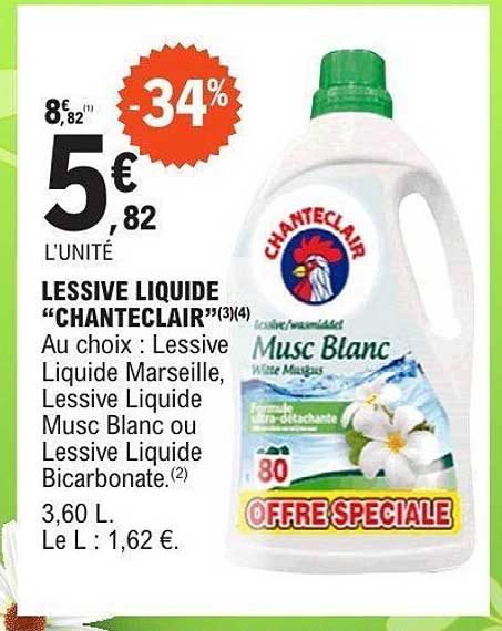 LESSIVE LIQUIDE "CHANTECLAIR"