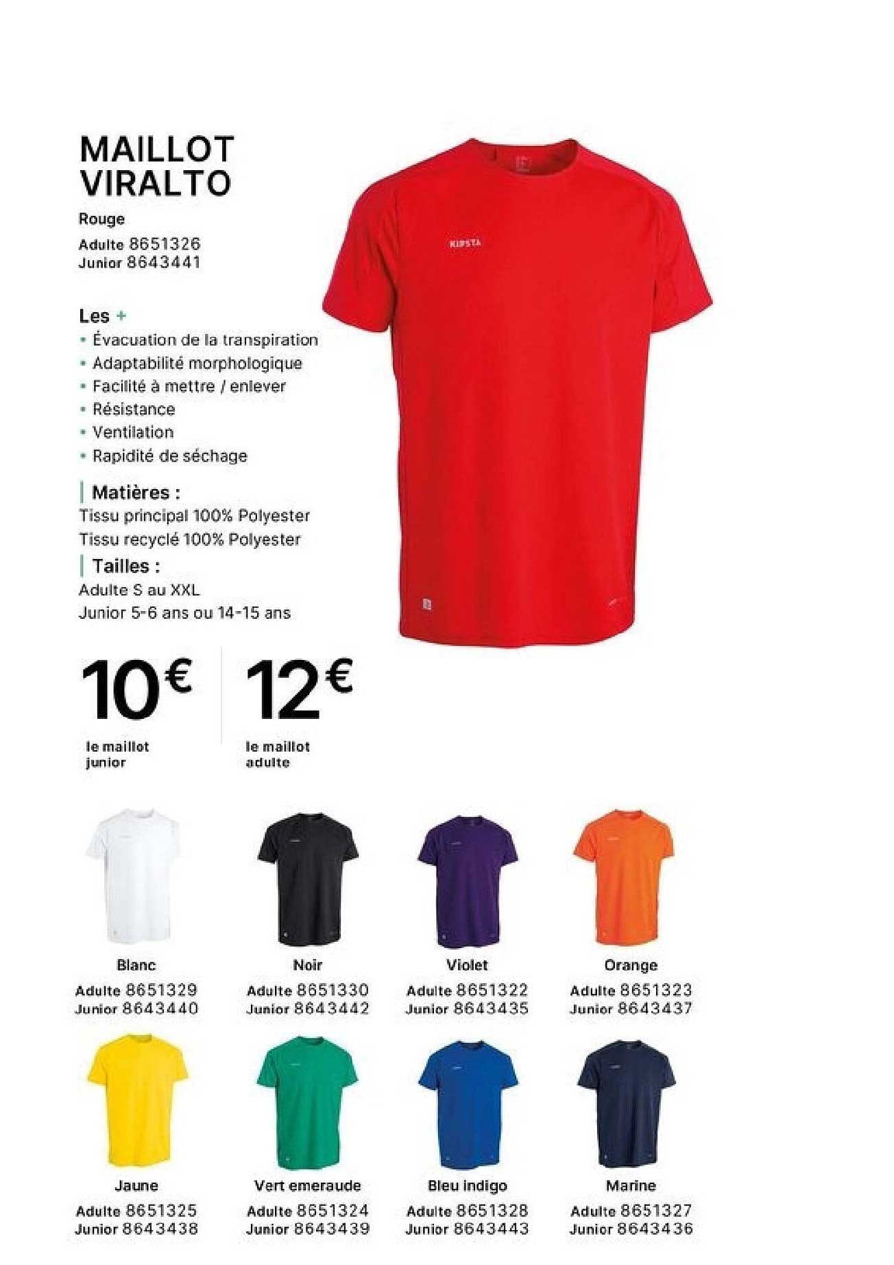 MAILLOT VIRALTO