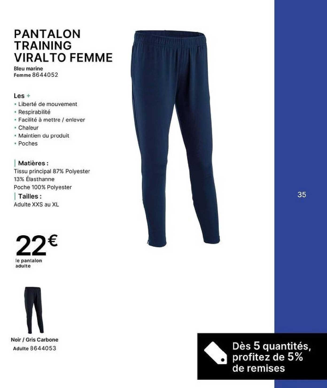 PANTALON TRAINING VIRALTO FEMME
