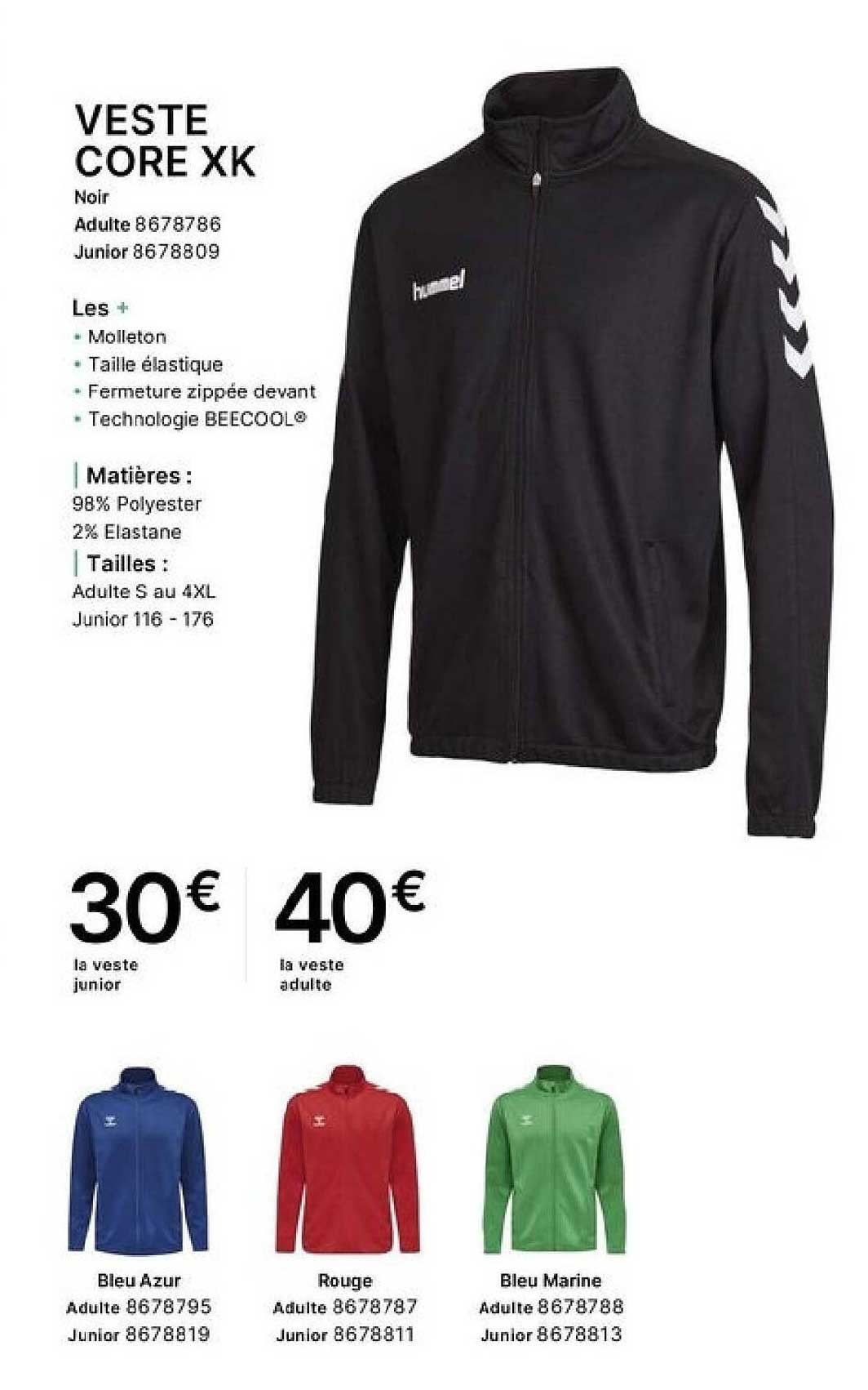 VESTE CORE XK