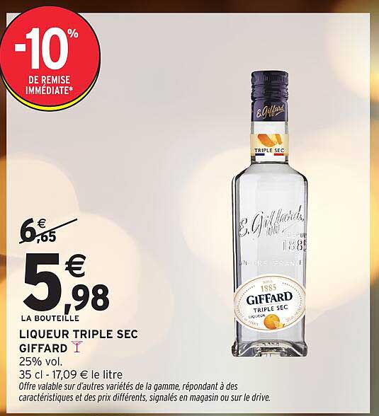 LIQUEUR TRIPLE SEC GIFFARD