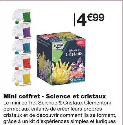 Mini coffret - Science et cristaux