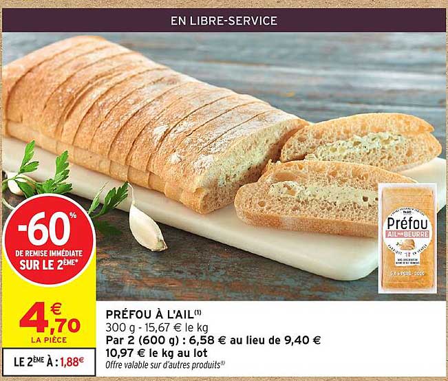 Promo Préfou À L'ail(1) chez Intermarché Hyper - 123Catalogue.fr