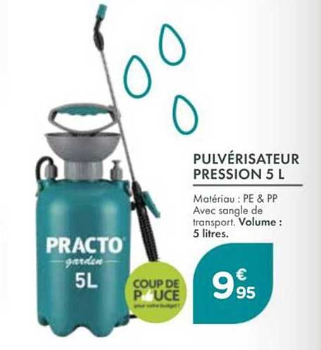 PULVÉRISATEUR PRESSION 5 L