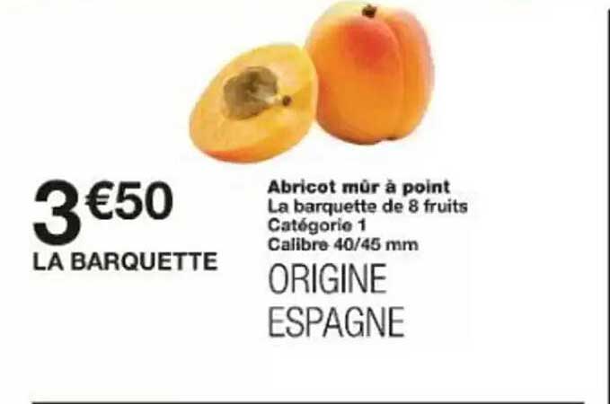 Abricot mûr à point