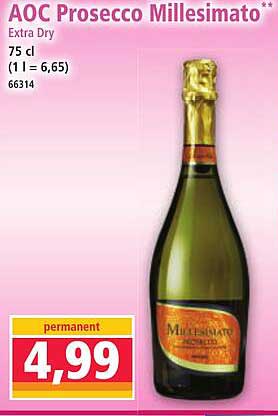 AOC Prosecco Millesimato** Extra Dry