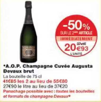*A.O.P. Champagne Cuvée Augusta Devaux brut