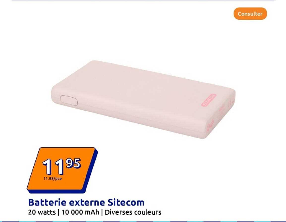 Batterie externe Sitecom