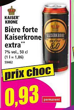 Bière forte Kaiserkrone extra