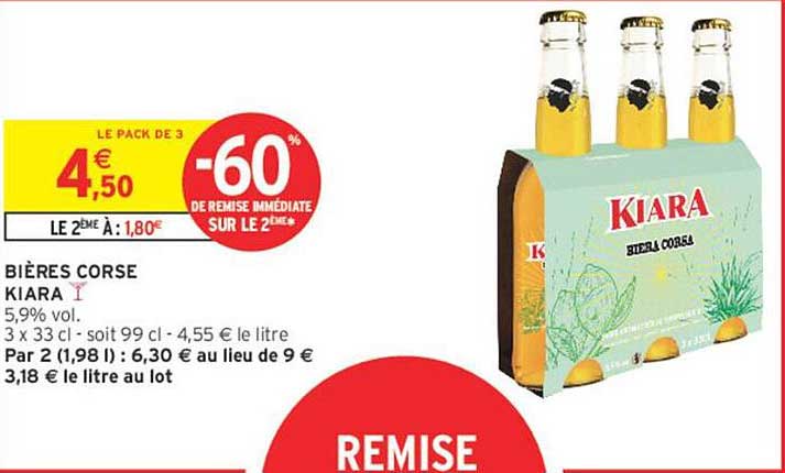 BIÈRES CORSE KIARA