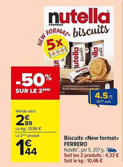 Biscuits «New format» FERRERO