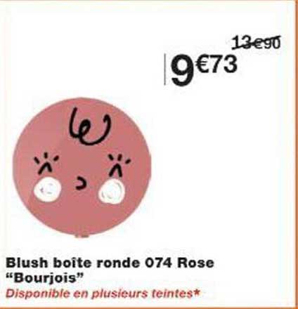 Blush boîte ronde 074 Rose "Bourjois"