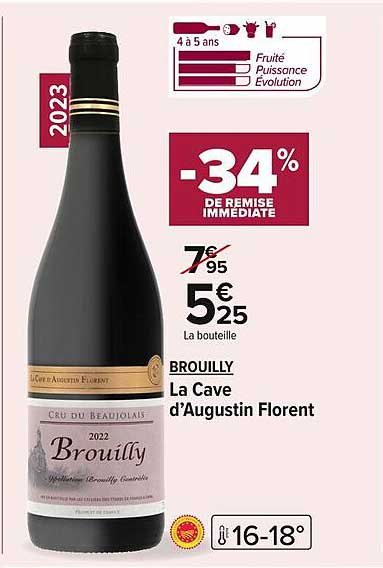 Brouilly La Cave d’Augustin Florent