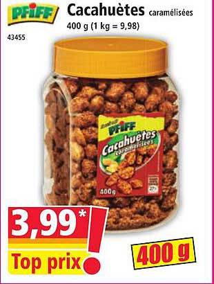 Cacahuètes caramélisées