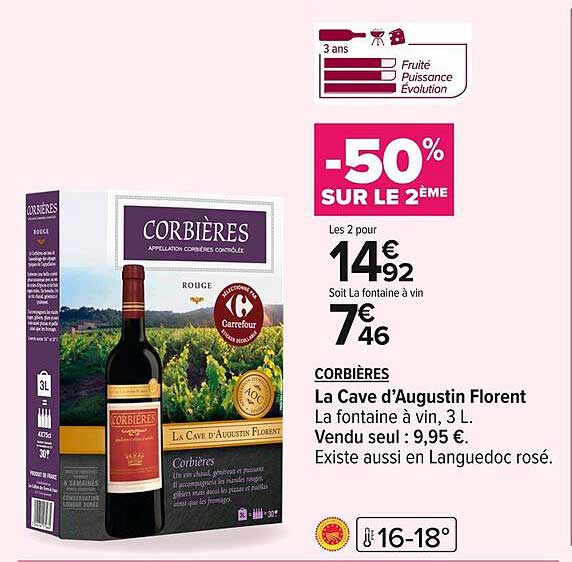 CORBIÈRES La Cave d’Augustin Florent