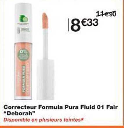 Correcteur Formula Pura Fluid 01 Fair "Deborah"