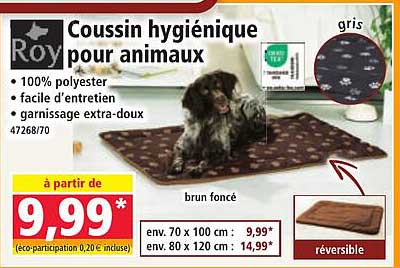 Coussin hygiénique pour animaux