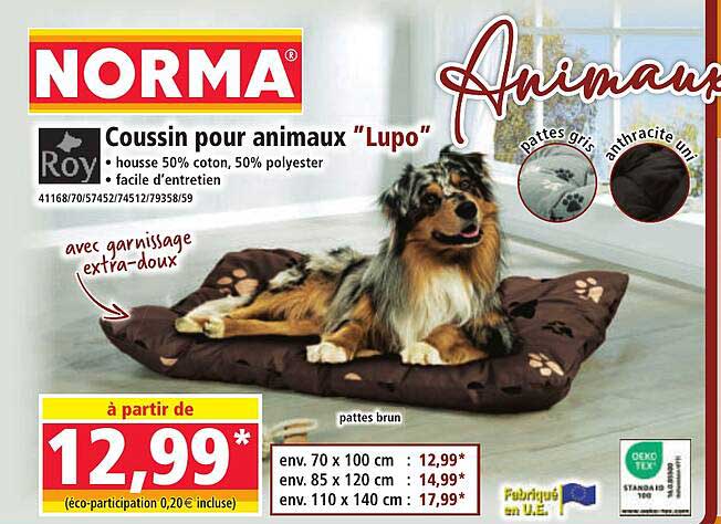 Coussin pour animaux "Lupo"