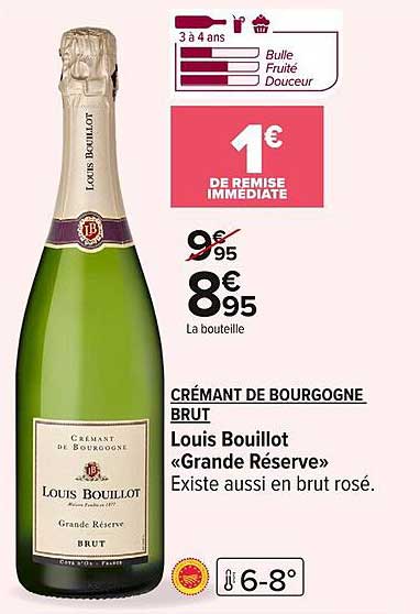 CRÉMANT DE BOURGOGNE BRUT Louis Bouillot «Grande Réserve»