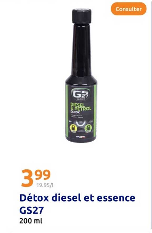Détox diesel et essence GS27