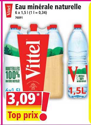 Eau minérale naturelle