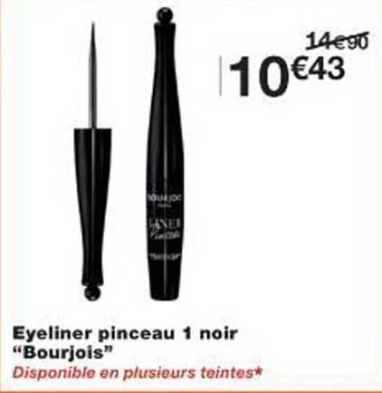Eyeliner pinceau 1 noir "Bourjois"