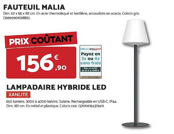 Fauteuil Malia
