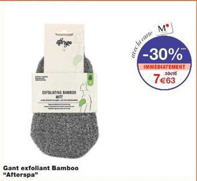 Gant exfoliant Bamboo “Afterspa”