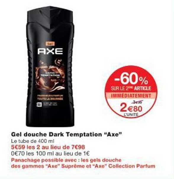 Gel douche Dark Temptation “Axe”