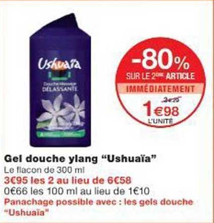 Gel douche ylang "Ushuaïa"