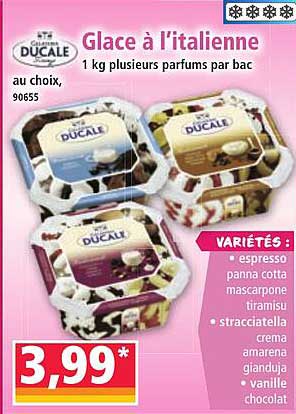 Glace à l’italienne