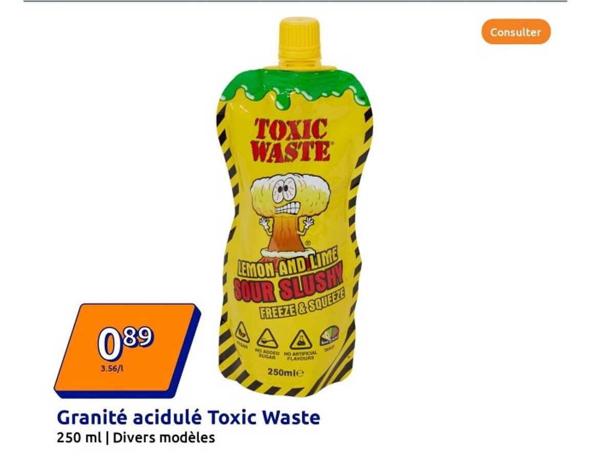 Granité acidulé Toxic Waste