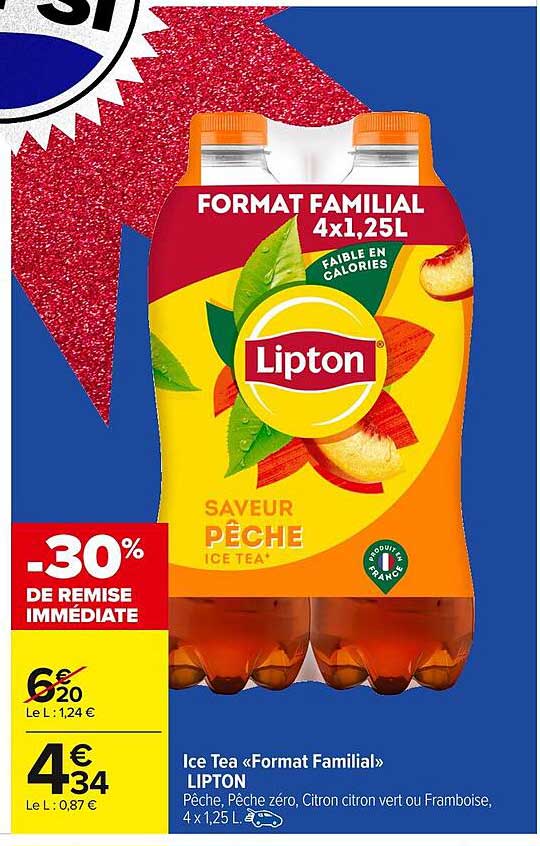Ice Tea «Format Familial» LIPTON