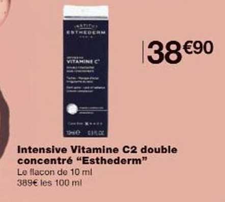 Intensive Vitamine C2 double concentré “Esthederm”