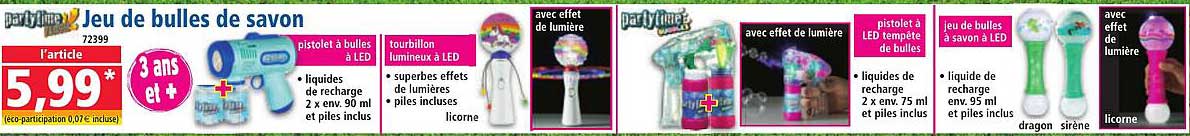 Jeu de bulles de savon