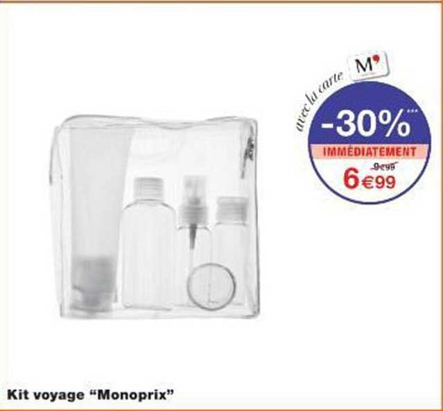 Kit voyage "Monoprix"