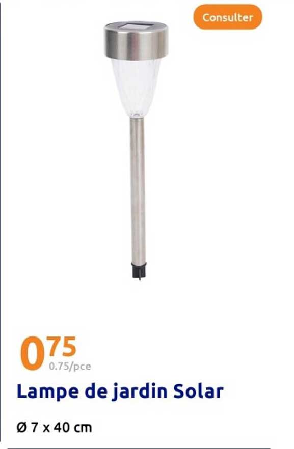 Lampe de jardin Solar