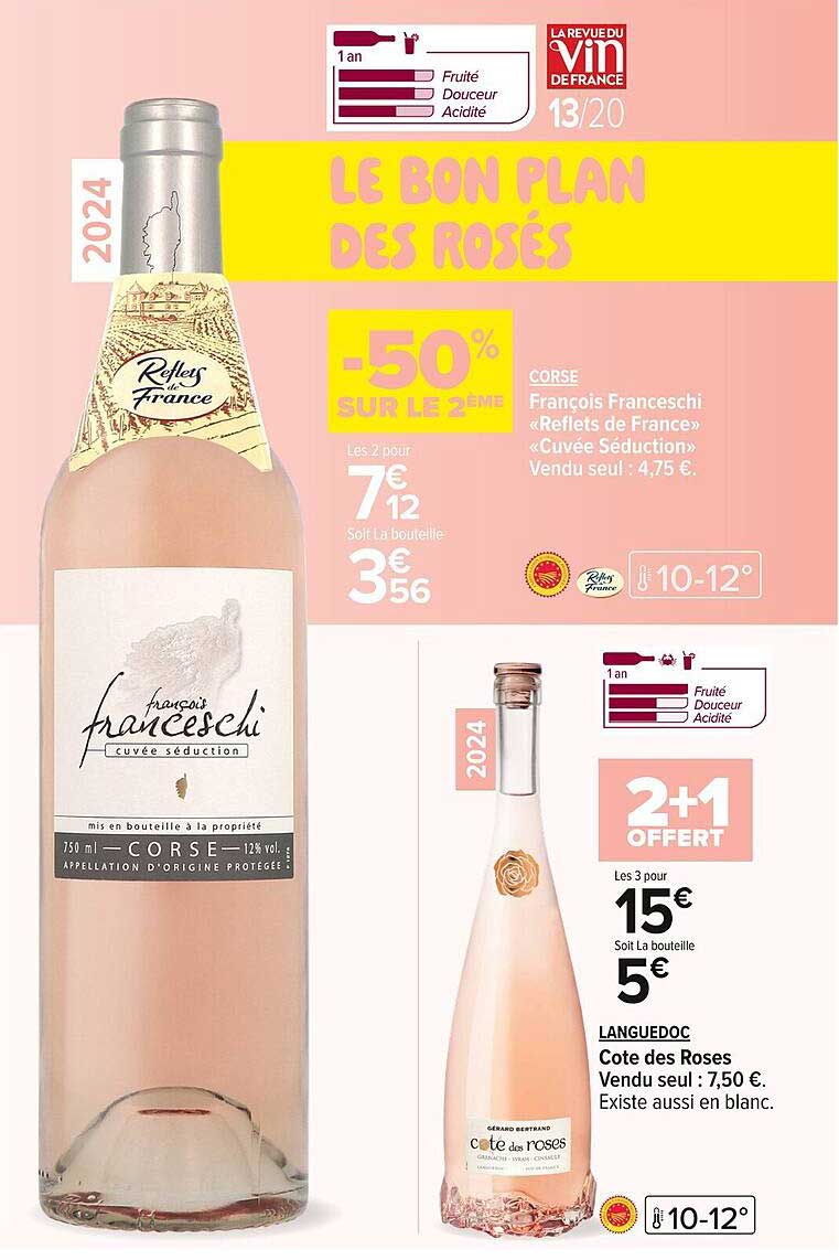 Le bon plan des rosés