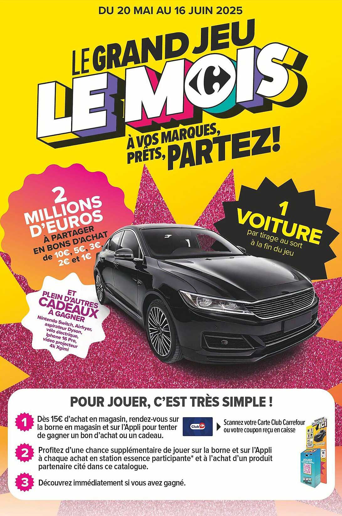 LE GRAND JEU LE MOIS À VOS MARQUES, PRÊTS, PARTEZ!