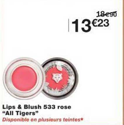 Lips & Blush 533 rose "All Tigers"