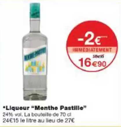 Liqueur "Menthe Pastille"