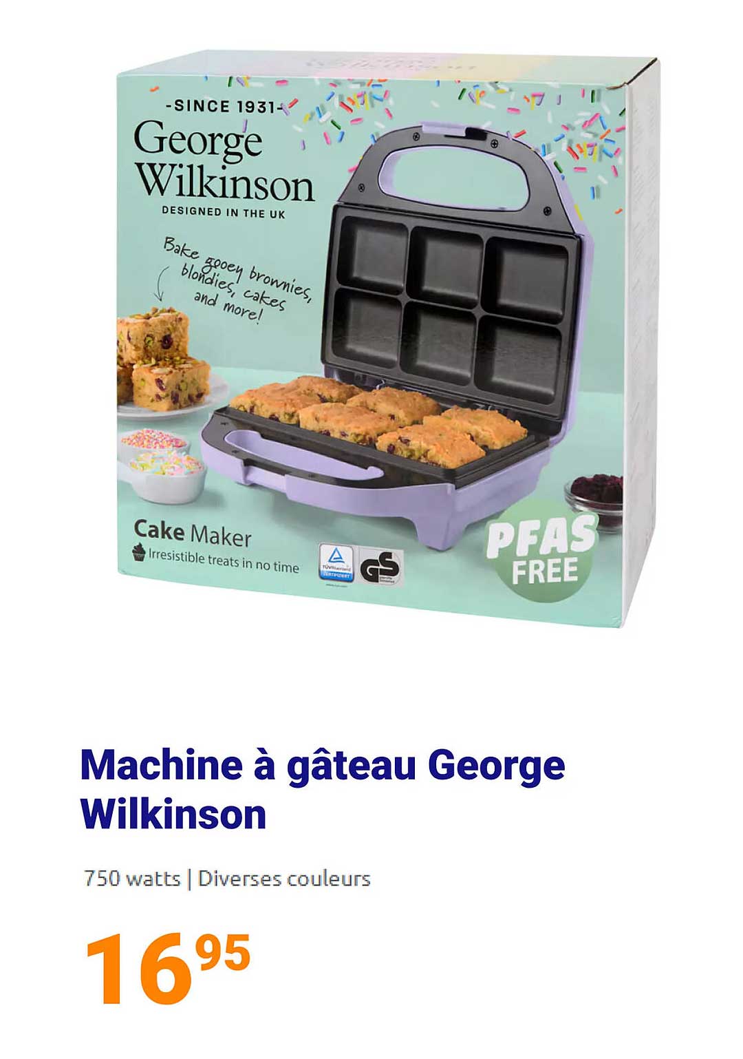 Machine à gâteau George Wilkinson