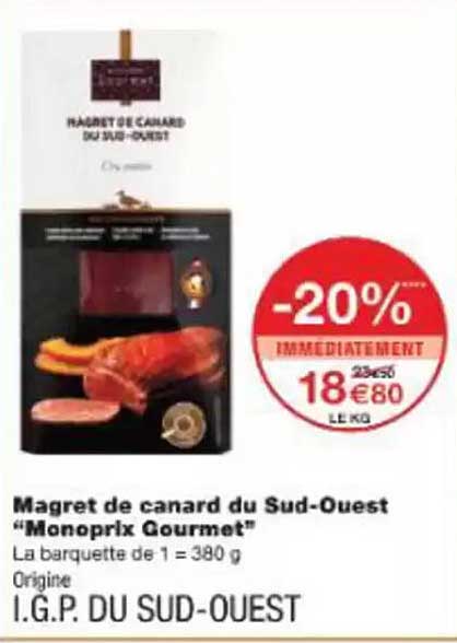 Magret de canard du Sud-Ouest "Monoprix Gourmet"