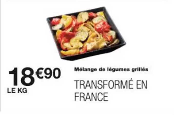 Mélange de légumes grillés