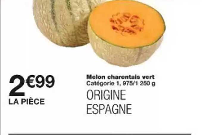 Melon charentais vert