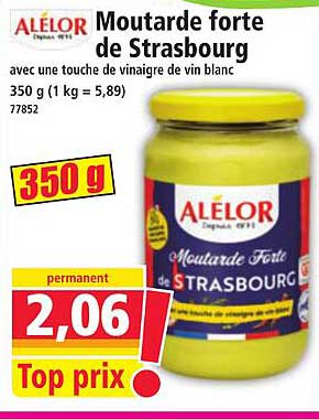 Moutarde forte de Strasbourg
